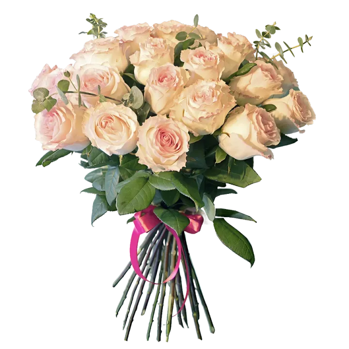Eleganță în Roz 🌿: Buchet Premium cu 25 de Trandafiri